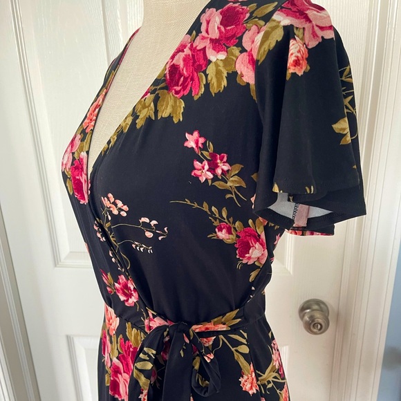 Fortune + Ivy high/low faux-wrap dress - Picture 1 of 4